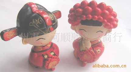 【生產(chǎn)樹脂婚慶公仔 婚禮車仔】價格,廠家,圖片,塑料、樹脂工藝品,廣州市順馳貿(mào)易-