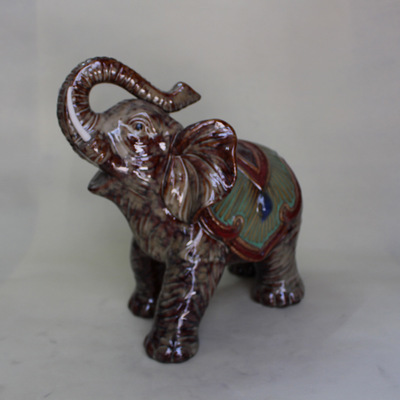 【動物工藝品 大象擺件鎮(zhèn)宅吉祥 窯變風(fēng)格 陶瓷窯變大象擺件 XZ6383】價格,廠家,圖片,陶瓷工藝品,德化縣友誠陶瓷商行-